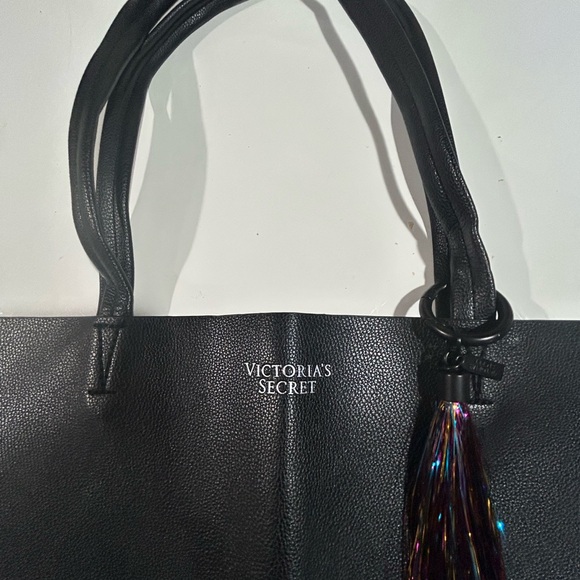 Victoria’s Secret Black Textured Tote – Spacious & Stylish - Picture 6 of 14